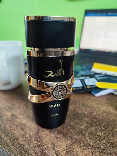 Customer photo review of Lattafa Asad Eau De Parfum For Men