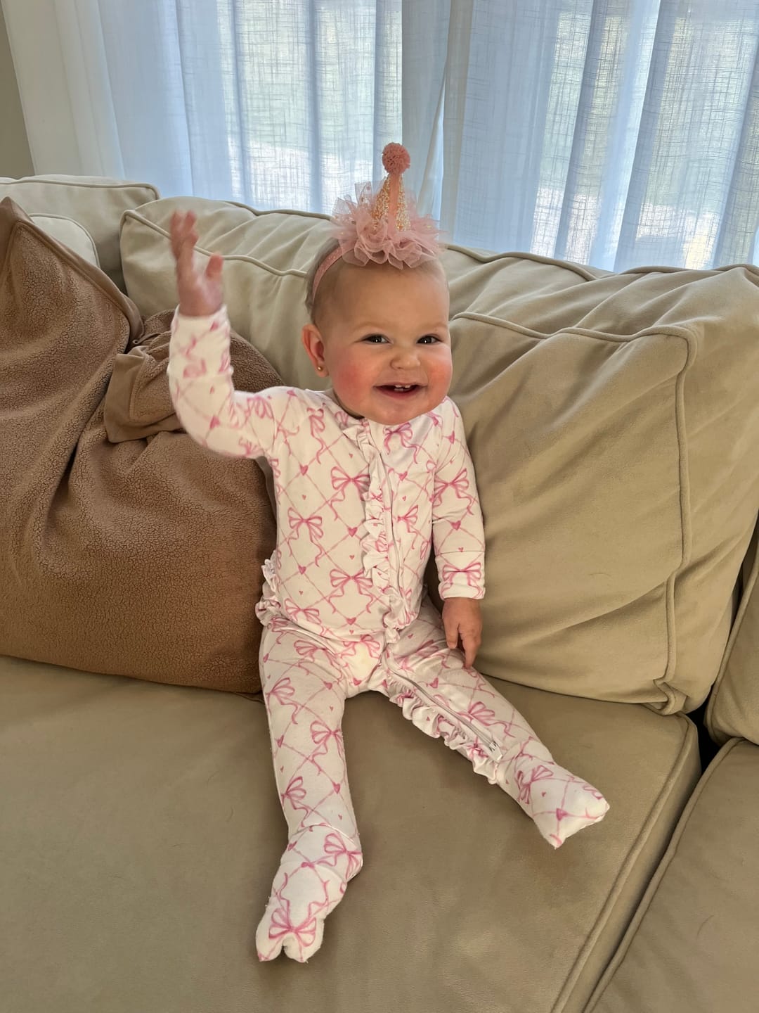 Customer photo review of Sparkle Lace Birthday Headgear