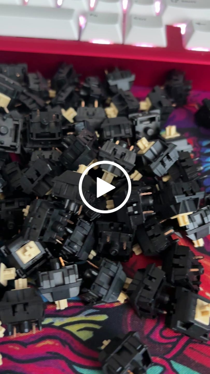 Customer video review of KEYGEEK X MZ Y3 LINEAR SWITCH FACTORY LUBED EDITION (10PCS)