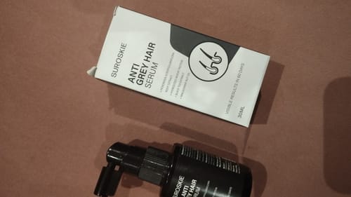 Customer photo review of Suroskie ANTI-GREY Hair Serum