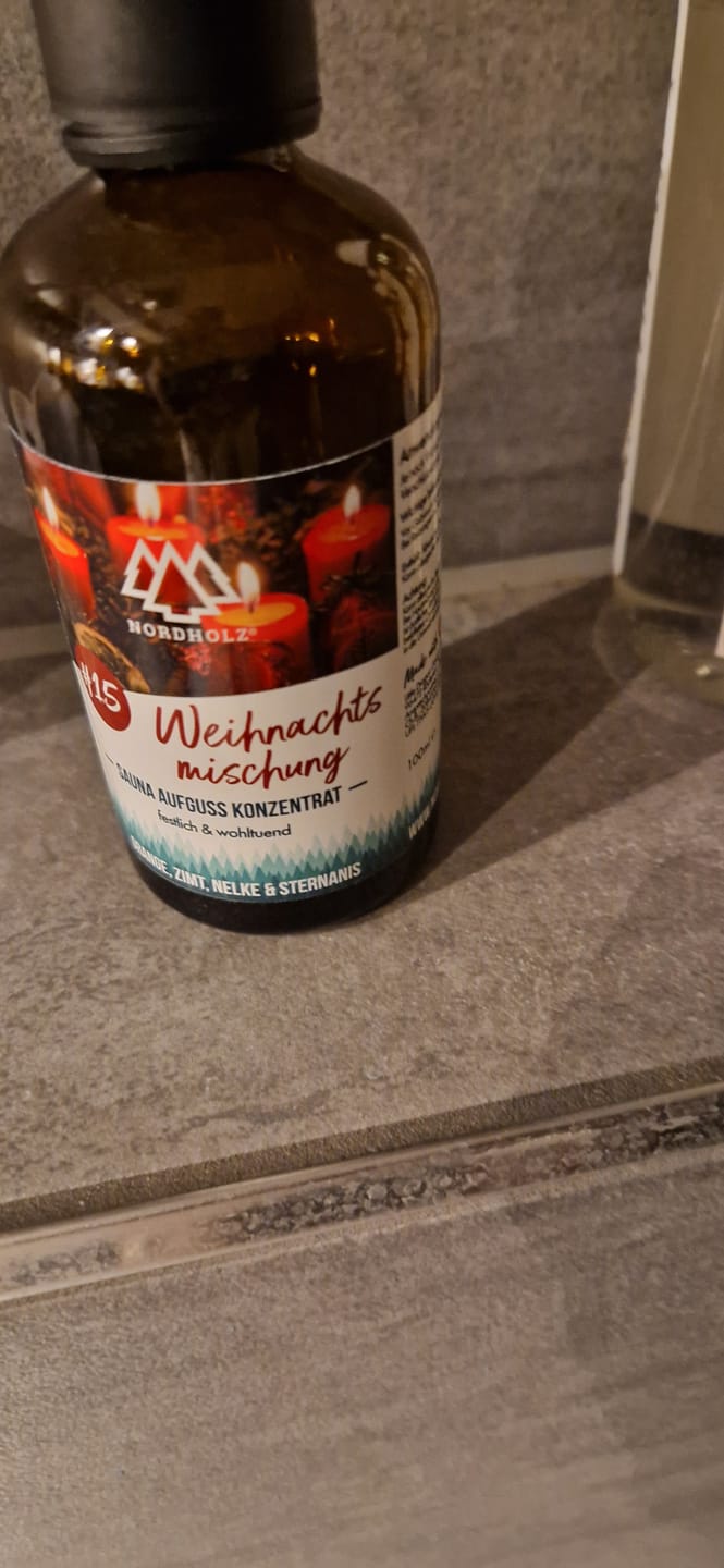 Customer photo review of Sauna Aufguss Konzentrat #15 Weihnachtsmischung