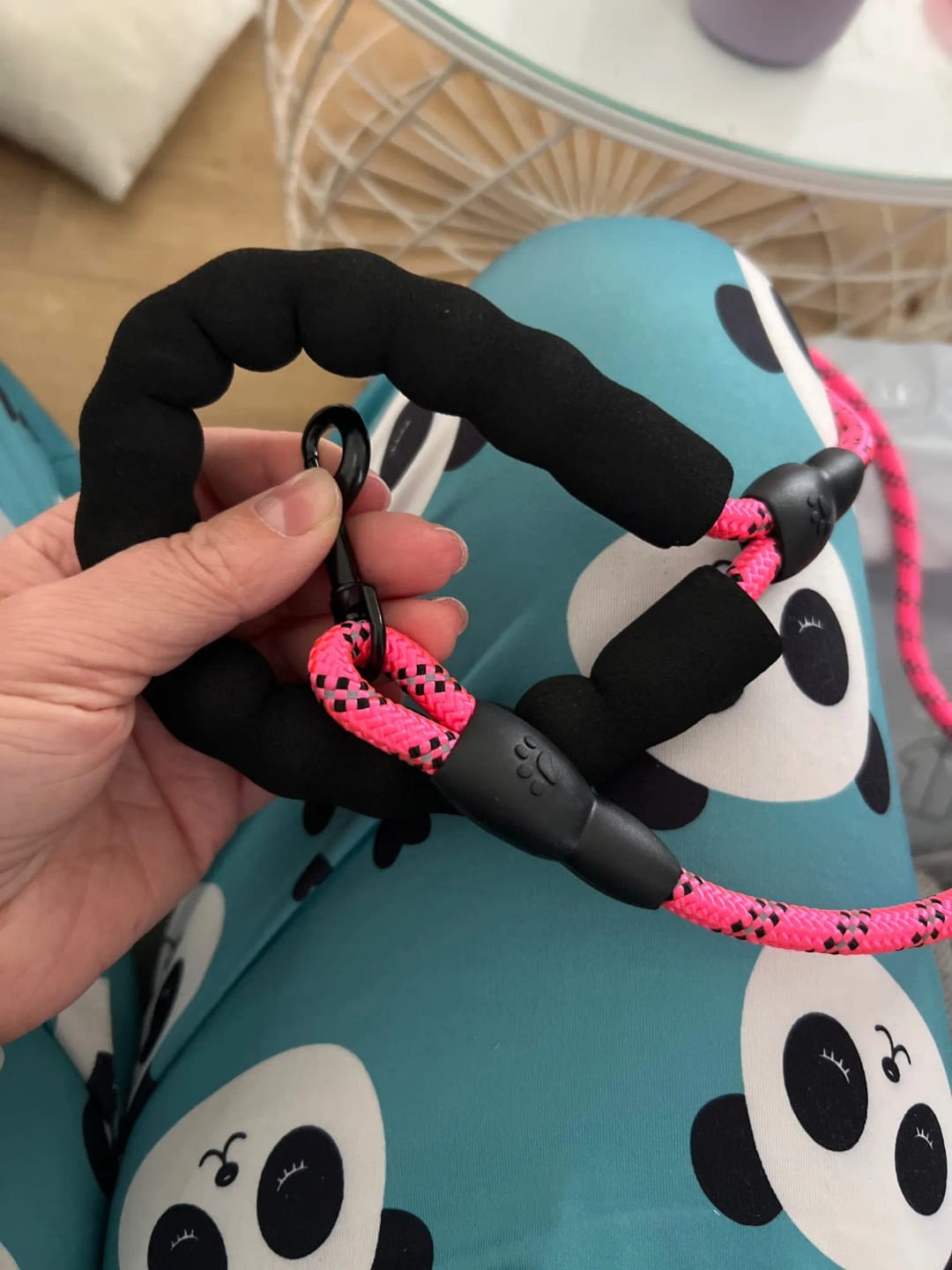Customer photo review of Strong Reflective Dog Leash