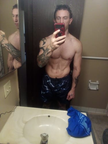 Customer photo review of Personal Record Heavy Duty Premium Elbow Wraps - PR903 - Snow Camo