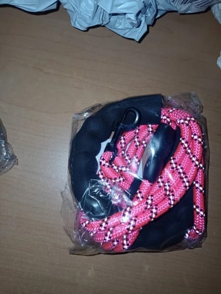 Customer photo review of Strong Reflective Dog Leash