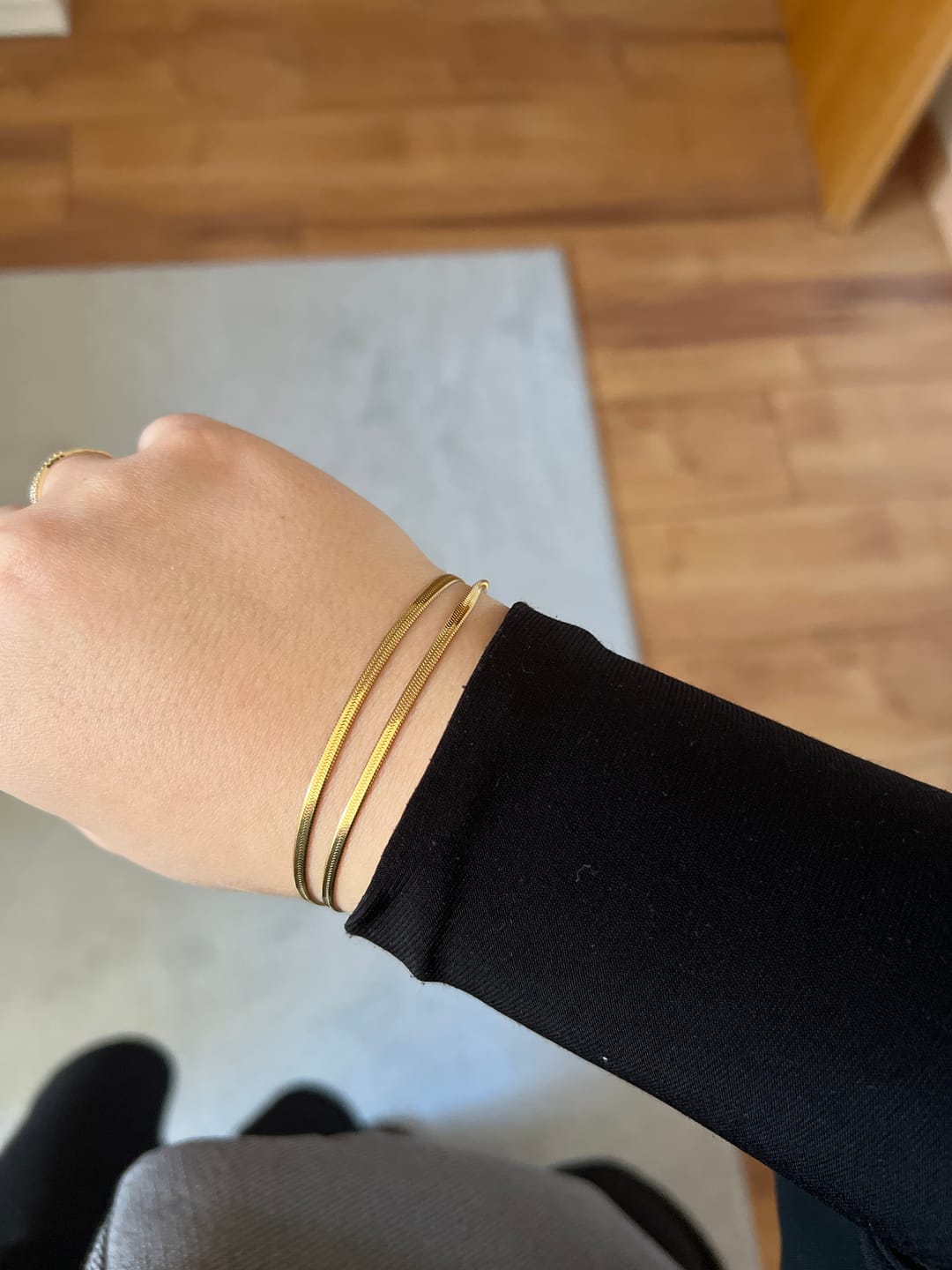 Customer photo review of Lily Double Bracelet