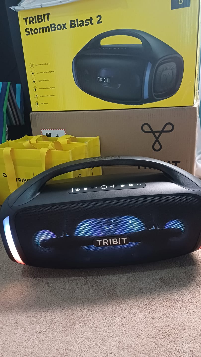 Customer photo review of TRIBIT StormBox Blast 2 Portable Bluetooth Speaker