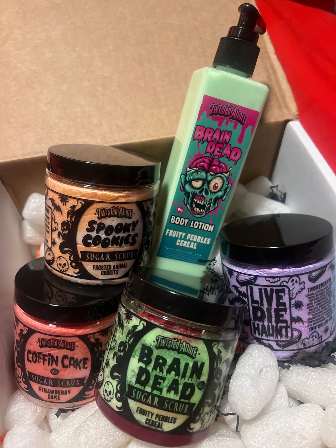 Customer photo review of Brain Dead  Sugar Scrub