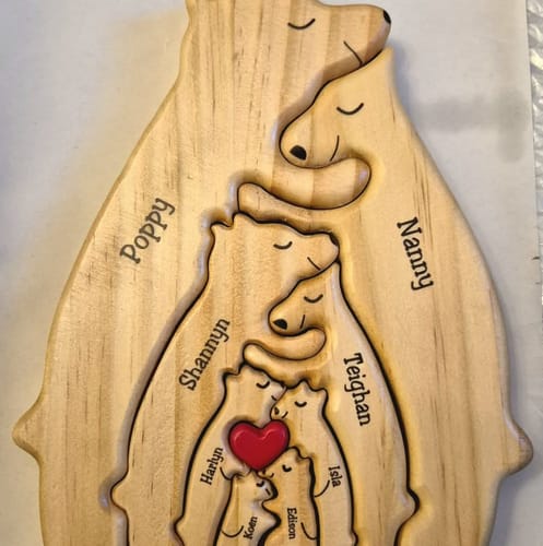 Customer photo review of Personalized Bear Familiy