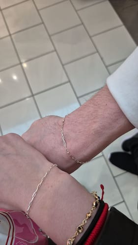 Customer photo review of Permanent jewelry