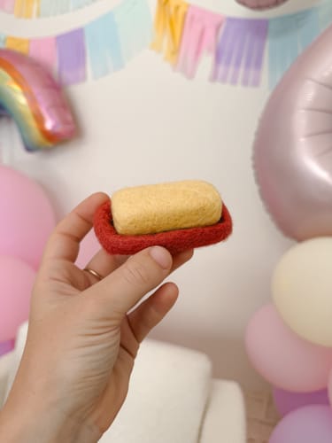 Customer photo review of Felt Butter on Dish (2 Pieces)