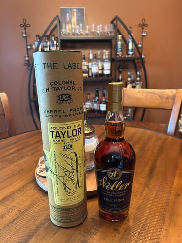 Customer photo review of Colonel E.H. Taylor Barrel Proof Uncut & Unfiltered (750ml)