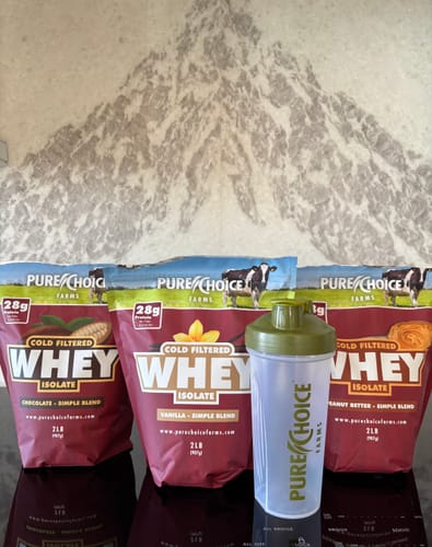 Customer photo review of 3 Flavor Whey Protein Isolate Combos