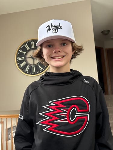 Customer photo review of Waggle Hat White