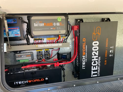 Customer photo review of iTECH200SS (New 2025 Model) 200Ah 12v Super Slim Deep Cycle Lithium Battery with Bluetooth