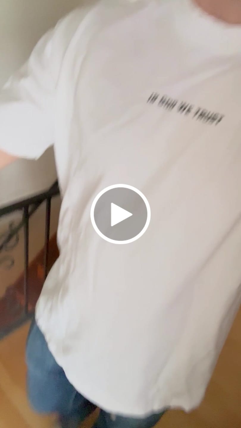 Customer video review of God Bless America Tee