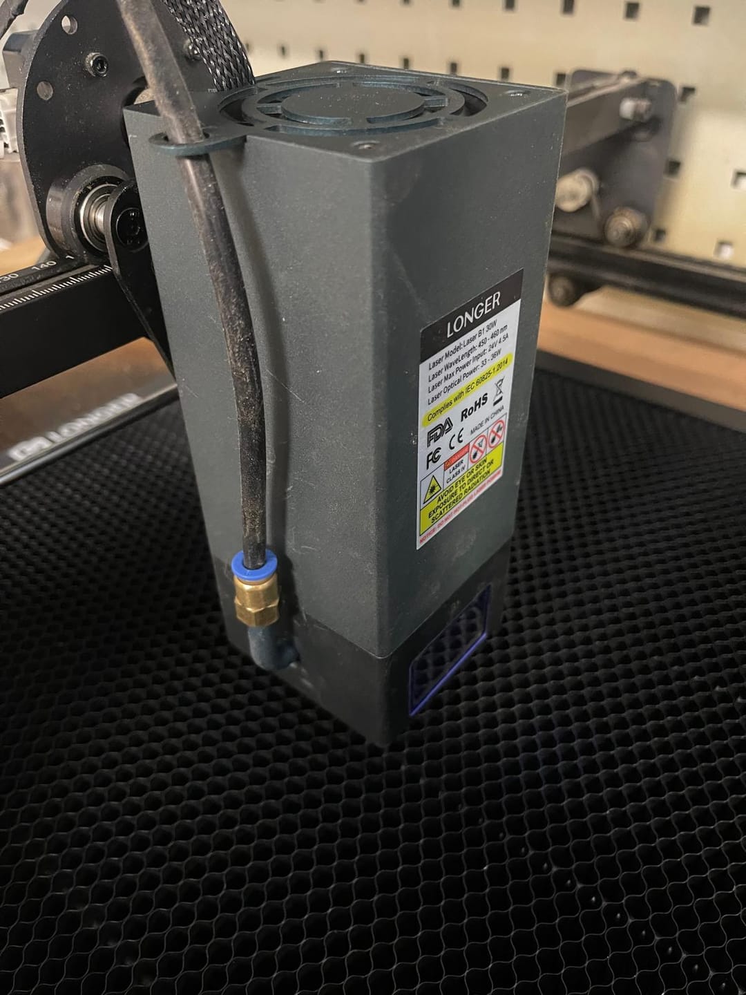 Customer photo review of 30W Laser Module for Longer Ray5