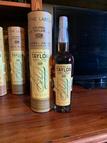 Customer photo review of Colonel E.H. Taylor Barrel Proof Uncut & Unfiltered (750ml)