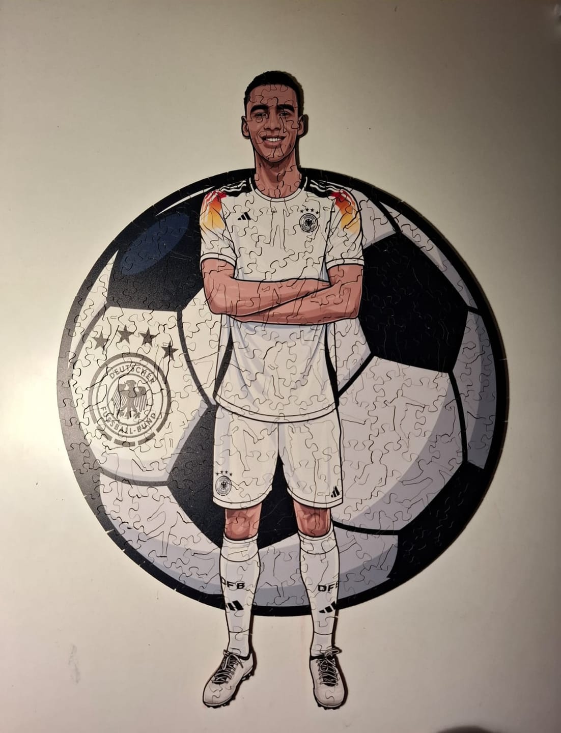 Customer photo review of Jamal Musiala - Holzpuzzle
