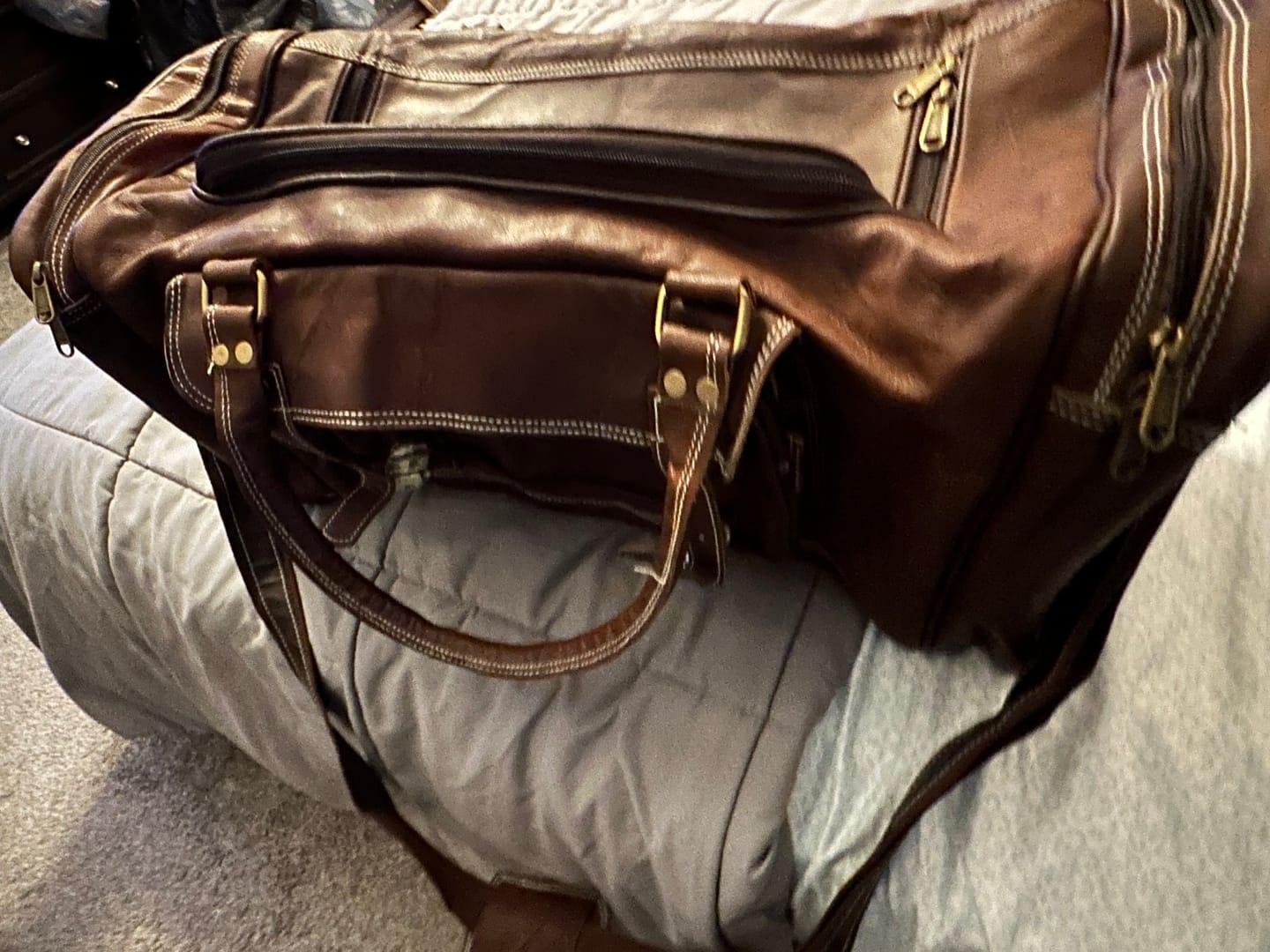 Customer photo review of Traveler Weekender Duffle