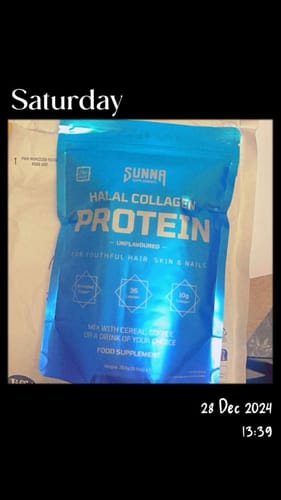 Customer photo review of Halal Collagen Protein