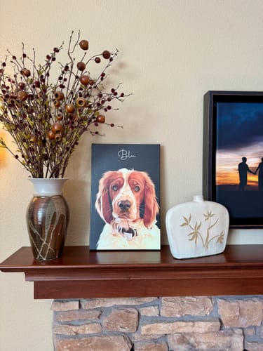 Customer photo review of Pet Art Canvas Wrap