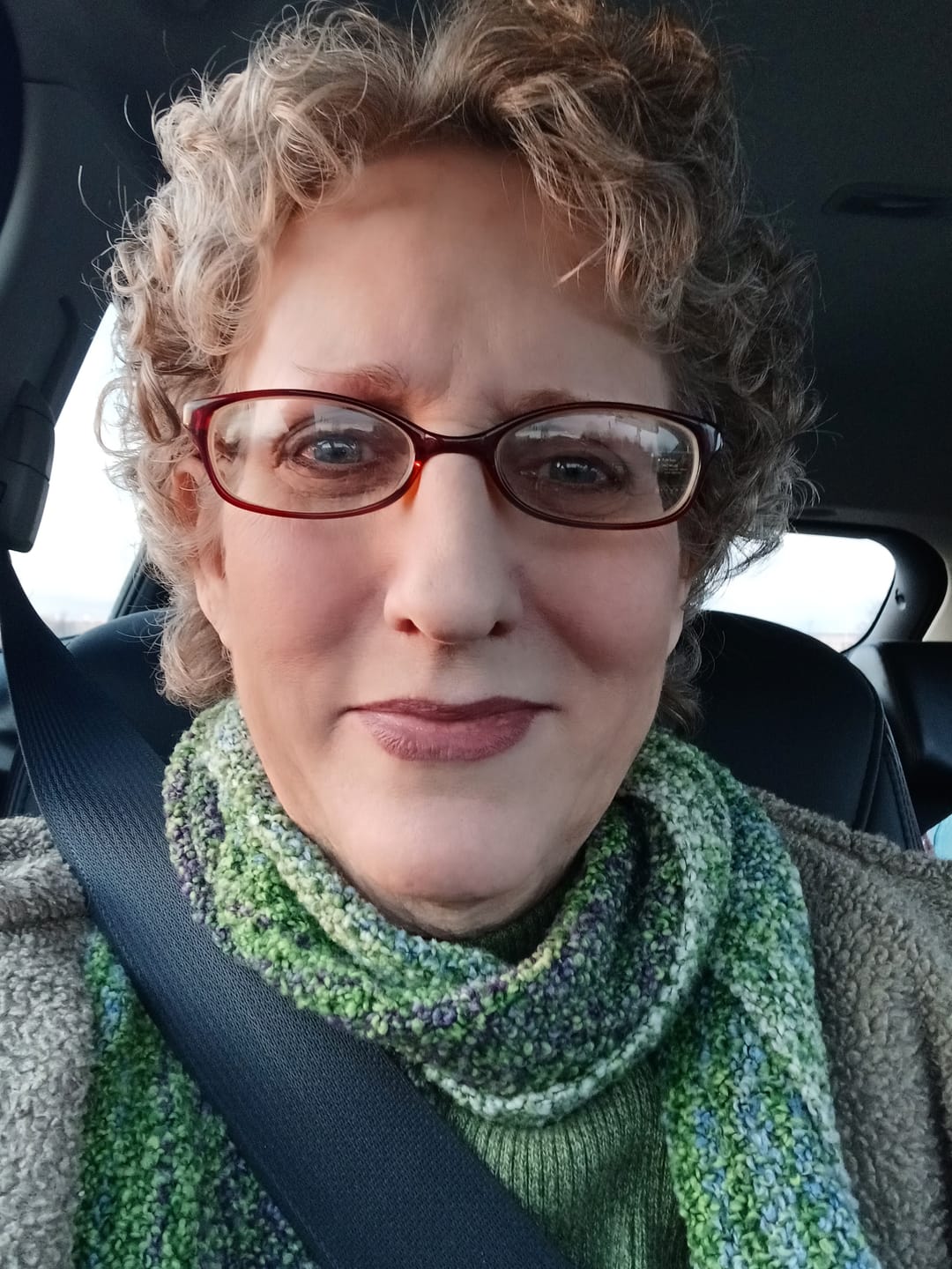 Customer photo review of Mucros Weavers Skellig Scarf