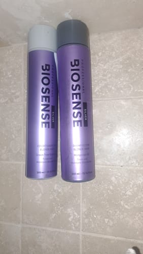 Customer photo review of Biosense Silver Gift Set | Sham, Cond & Treat