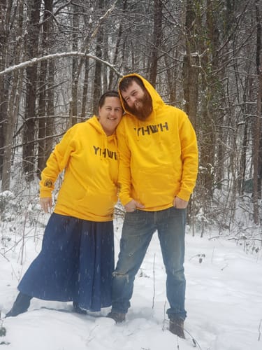 Customer photo review of Sacred Cotton Candy Hoodie