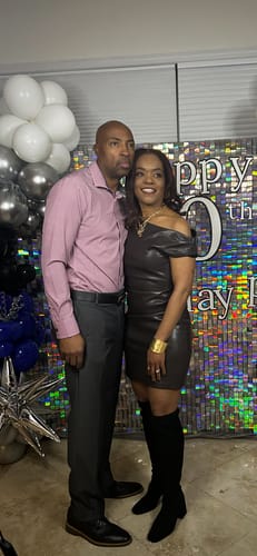 Customer photo review of One Shoulder Vegan Leather Straight Dress