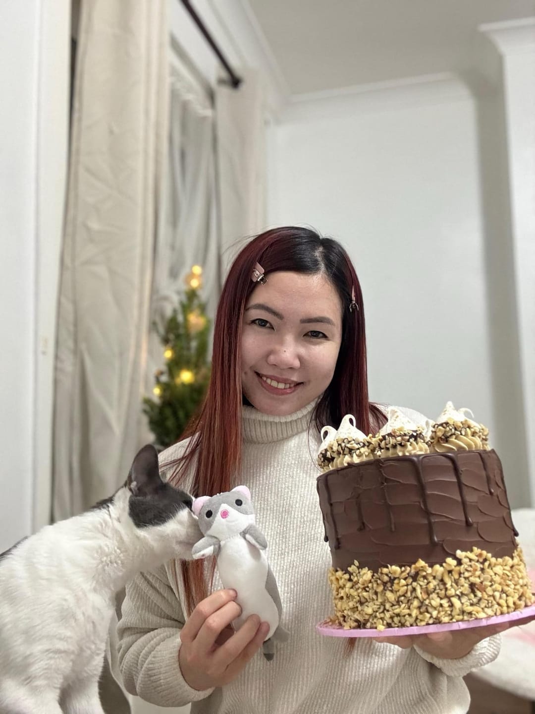 Customer photo review of Ferrero Rocher Cake