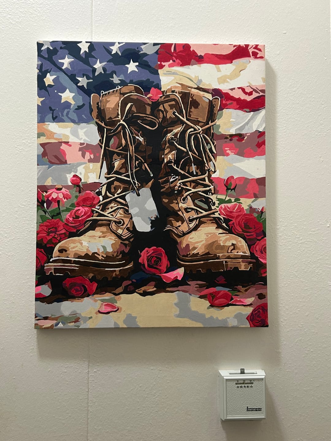 Customer photo review of In Remembrance - Paint by Numbers