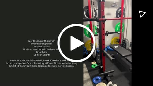 Customer video review of RitFit M1 2.0 Smith Machine Home Gym Package Comprehensive All-In-One Workout System