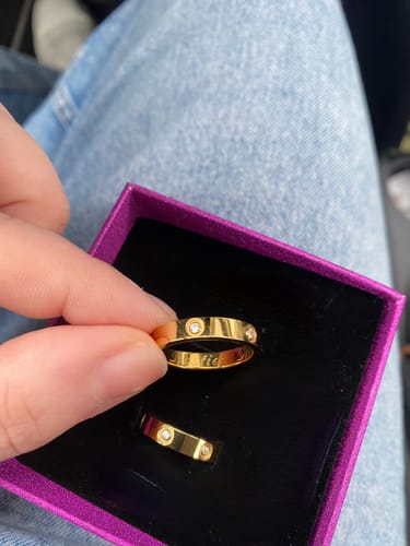Customer photo review of Arianna Ring | 18K vergoldet