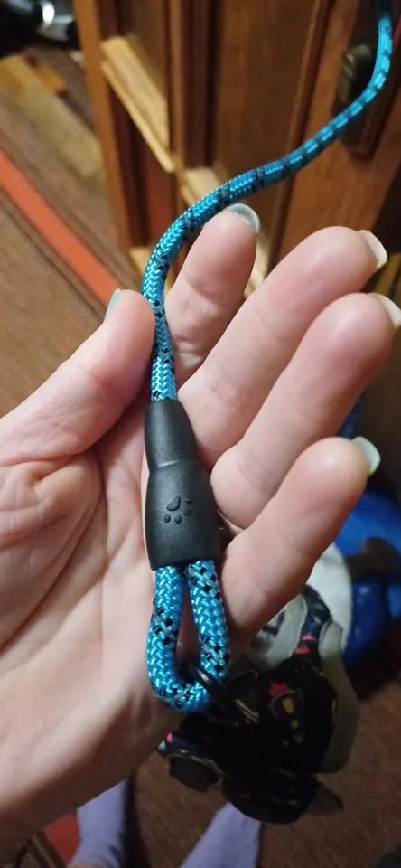 Customer photo review of Strong Reflective Dog Leash