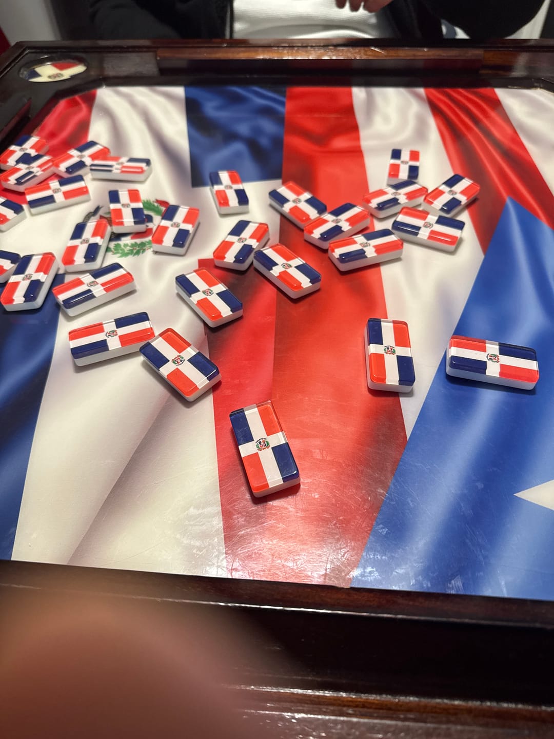 Customer photo review of Dominican Republic Flag Dominos
