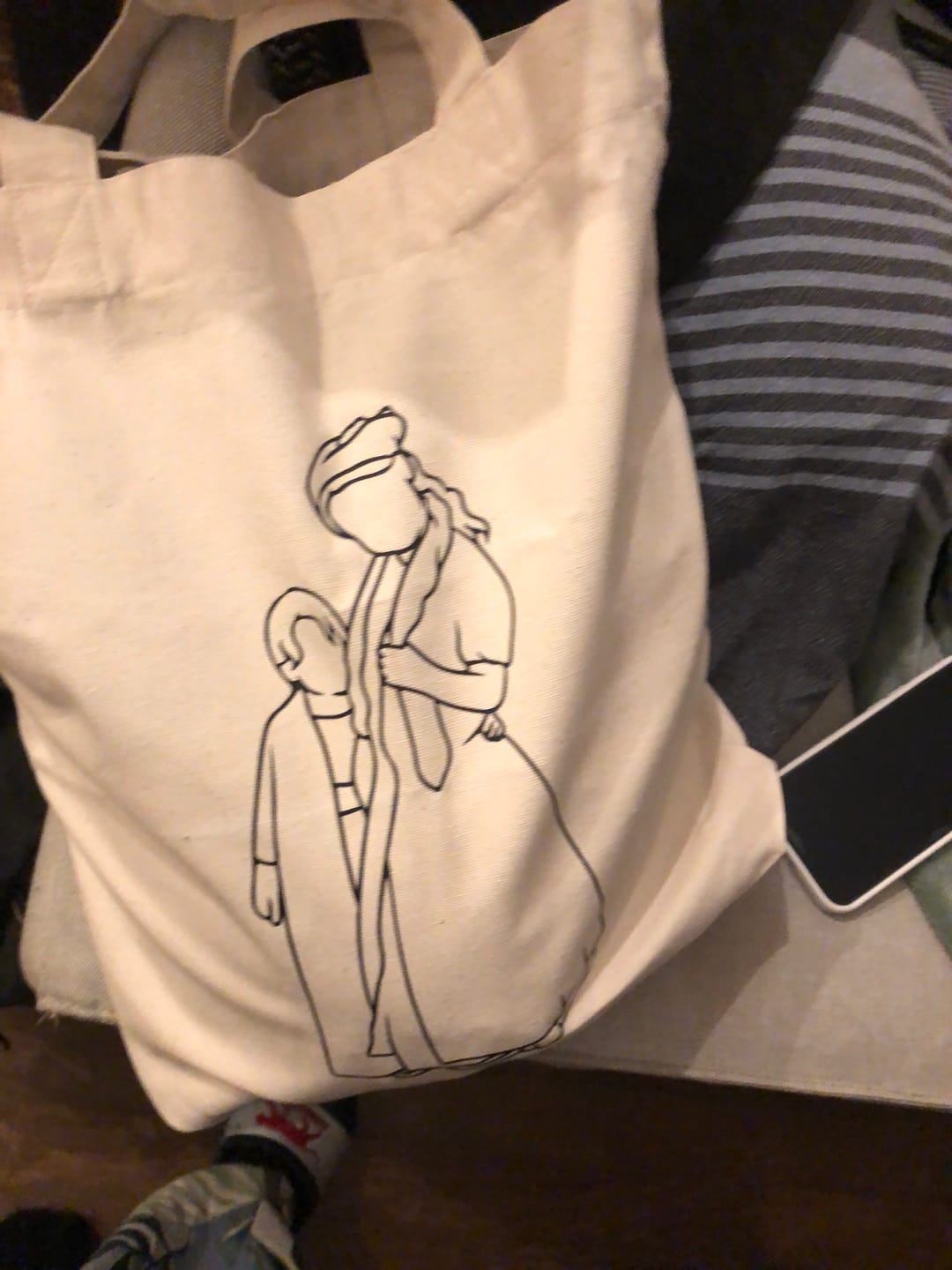 Customer photo review of Personnalise ton tote bag avec ta photo préférée
