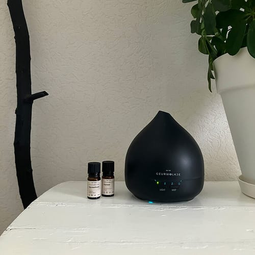Customer photo review of Unity 2.0 - Geurwolkje® Aroma Diffuser - Mat zwart - 400 ml