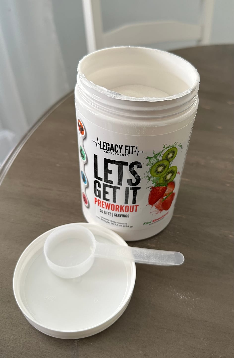 Customer photo review of LET’S GET IT PREWORKOUT
