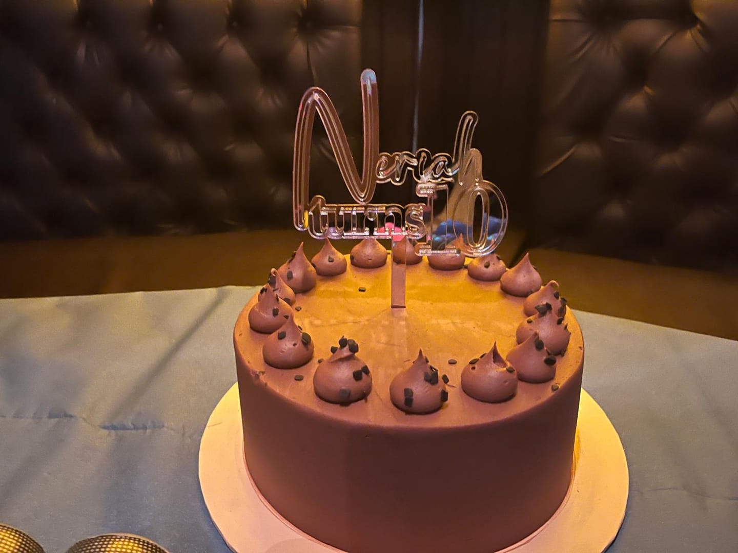 Customer photo review of Classic Chocolate Cake
