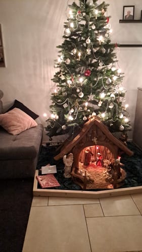 Customer photo review of Weihnachtsdeko mit Schneeflocken