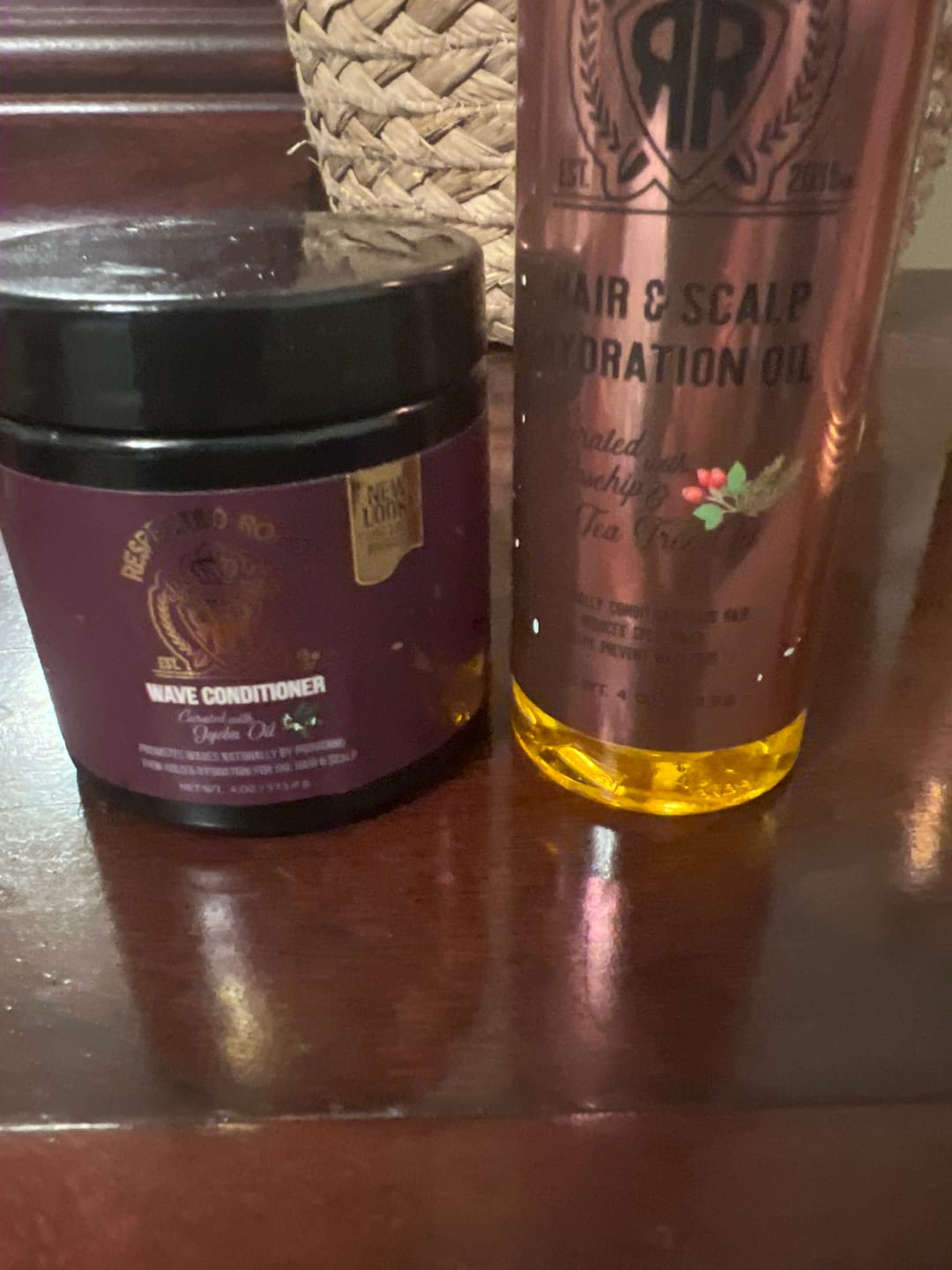 Customer photo review of Hair Oil & Wave Conditioner Kit