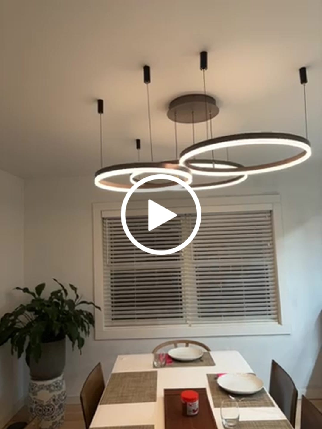 Customer video review of Nordic Rings Ceiling Lights • Brown