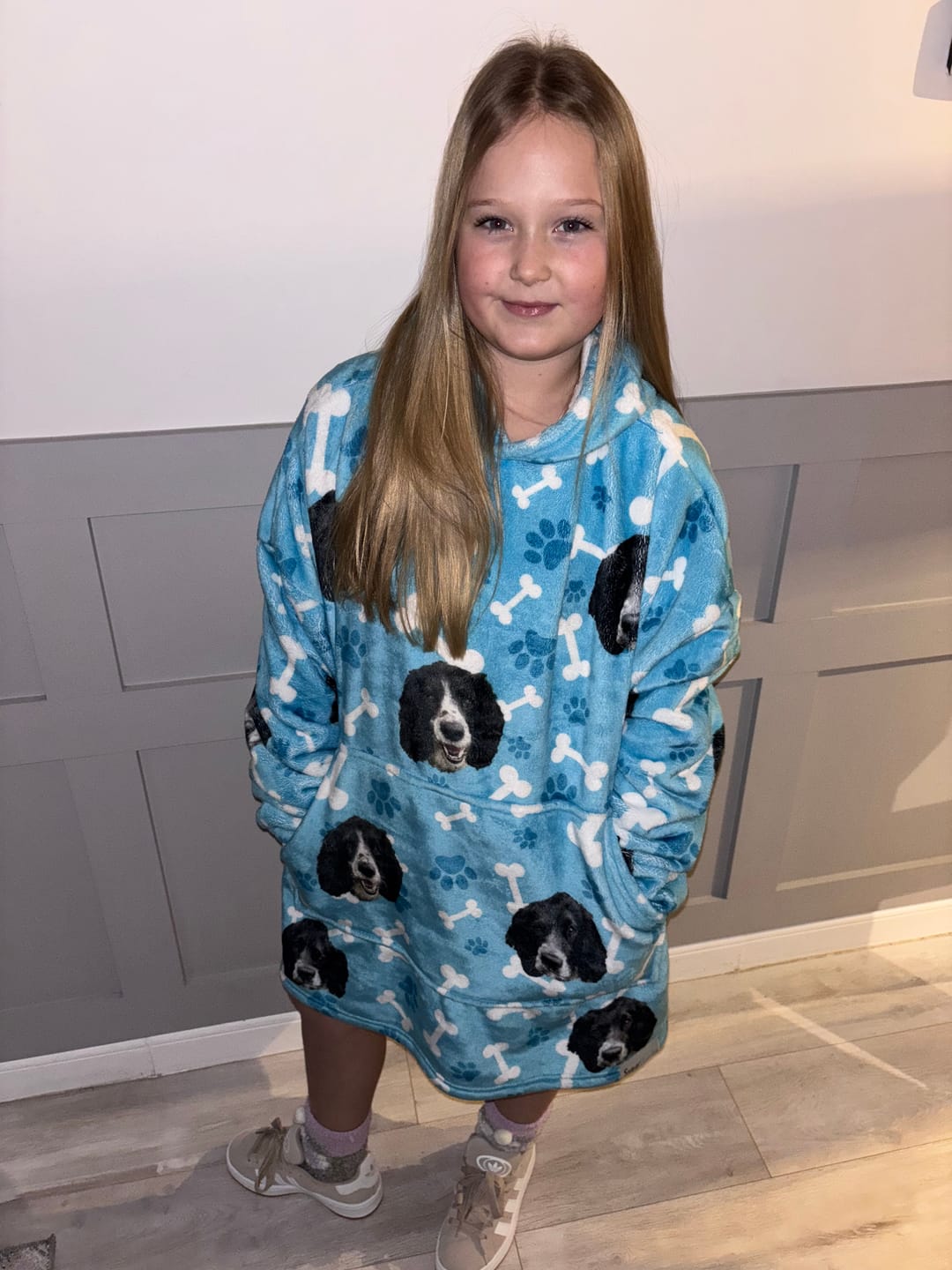 Customer photo review of Custom Dog Hoodie