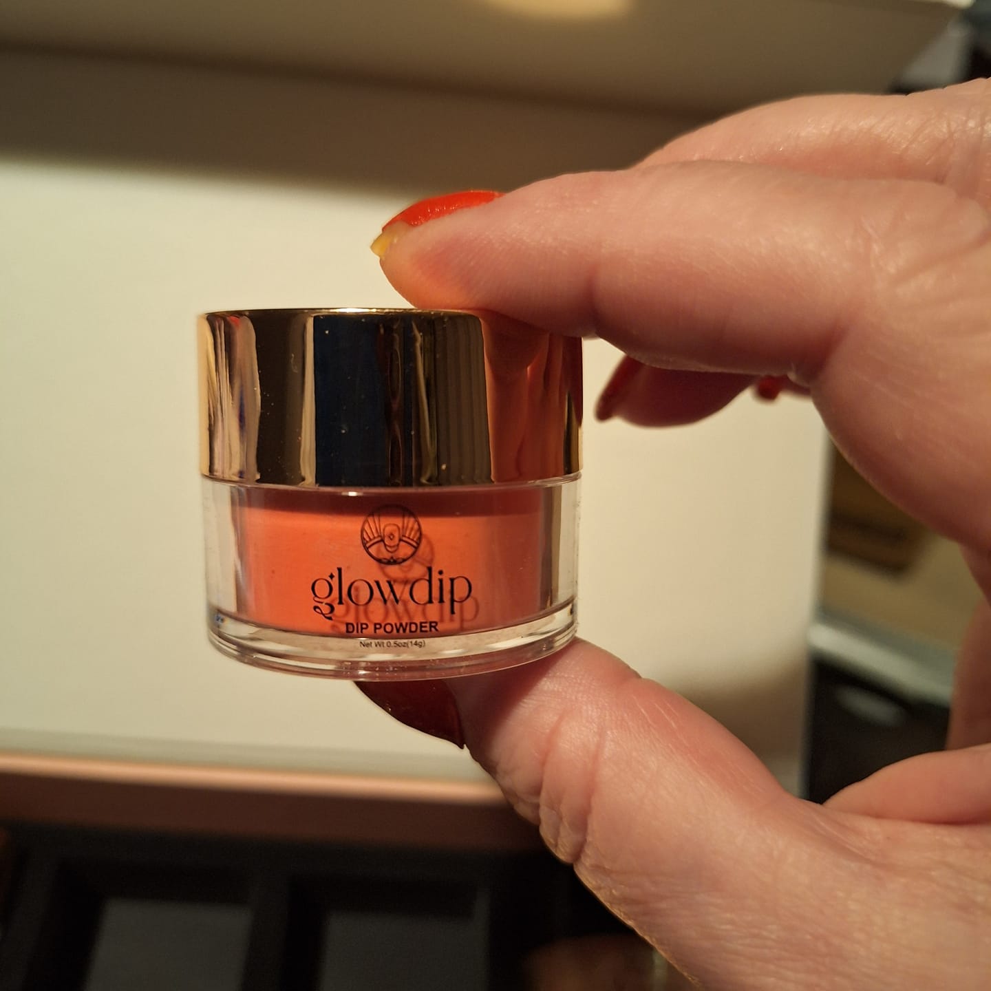 Customer photo review of Sweet Makeup Dipping Powder