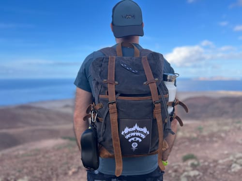 Customer photo review of Rucksack mit Patch (🌲)