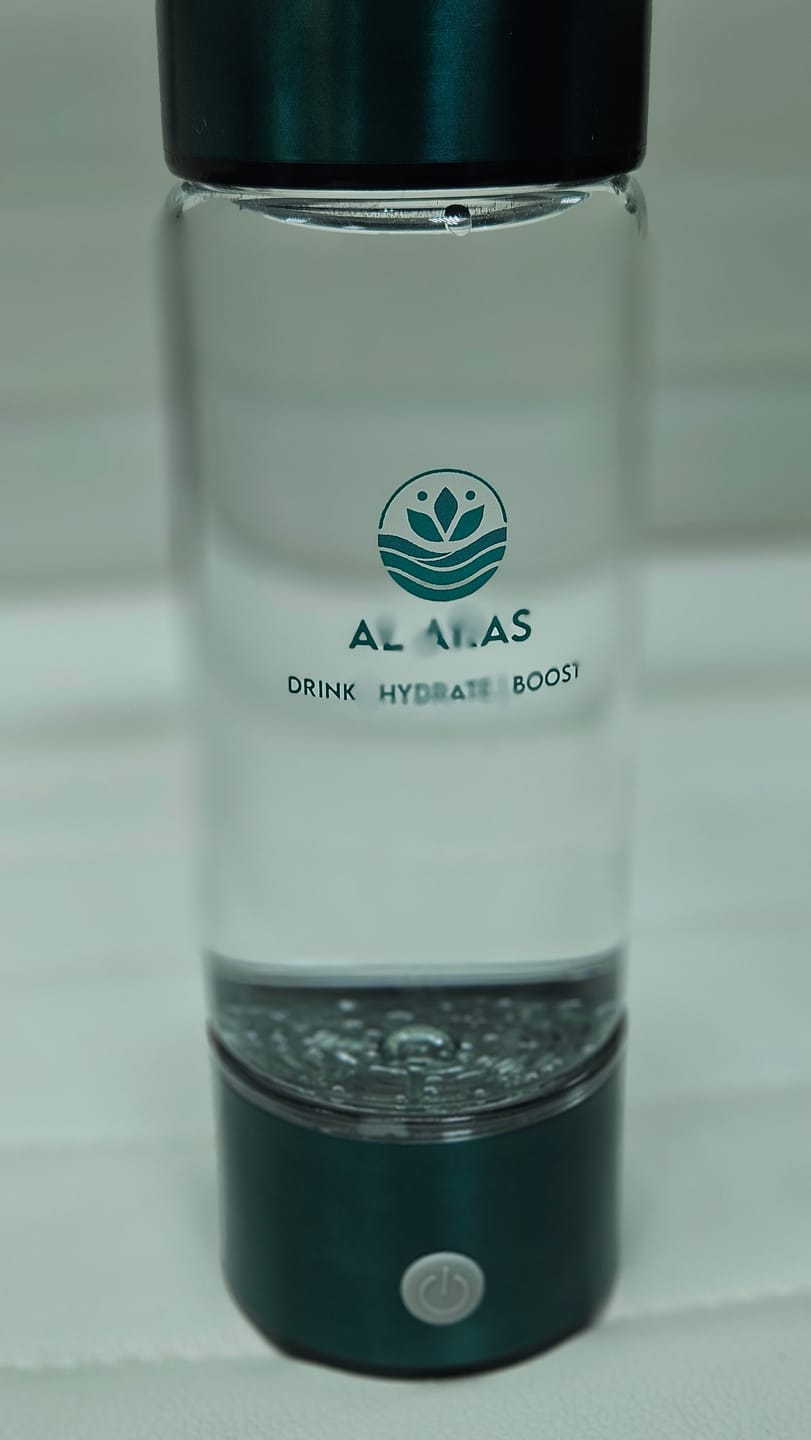 Customer photo review of AlAras™- Hydrogen Water Bottle + Free Gift Box