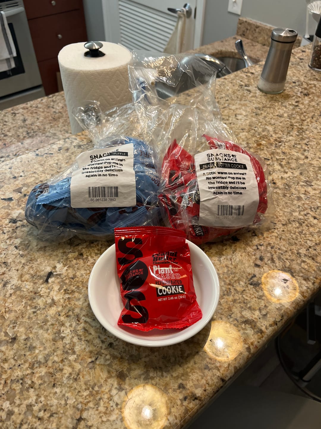 Customer photo review of Cookie Dough Chocolate Chip Truffle  - 6 Truffles