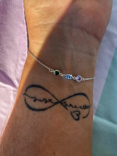 Customer photo review of Permanent jewelry