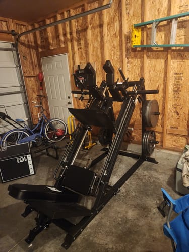 Customer photo review of RitFit GAZELLE PRO 3-In-1 Leg Press and Hack Squat Machine