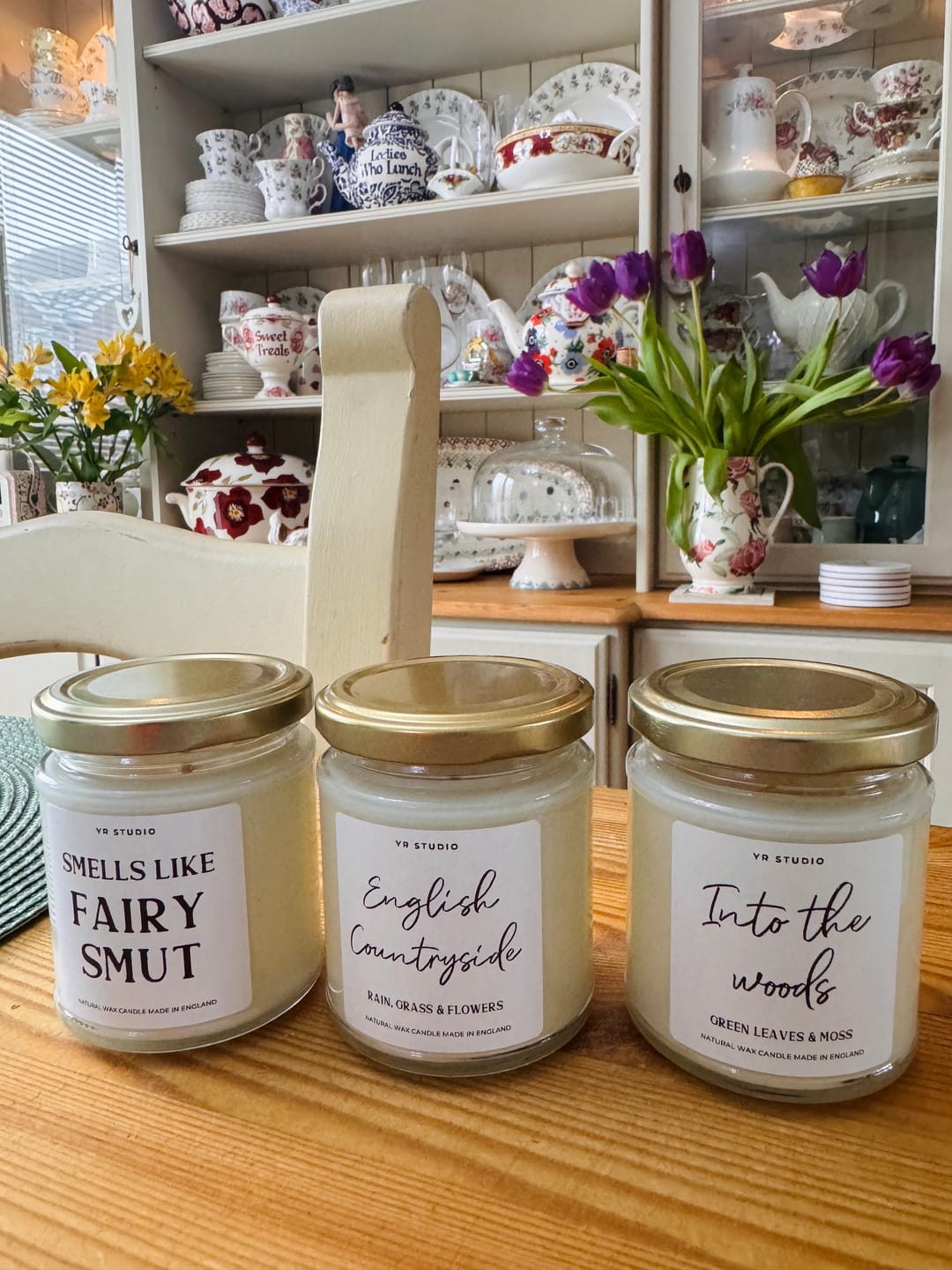 Customer photo review of "Into The Woods" Natural Wax Candle